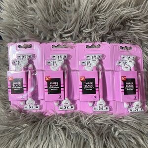 Three Blade Razors - Pink